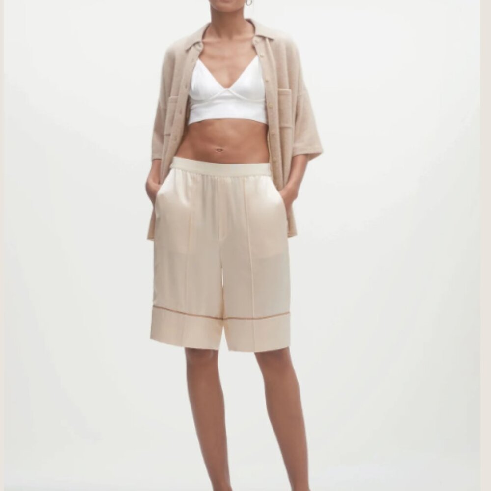 Naked Cashmere Claudette Shorts, XS, 100% Silk NWOT